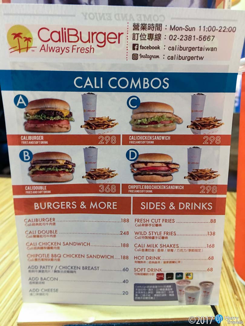 In-N-Out in Taiwan: Caliburger